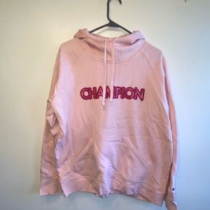 Pink champion hoodie